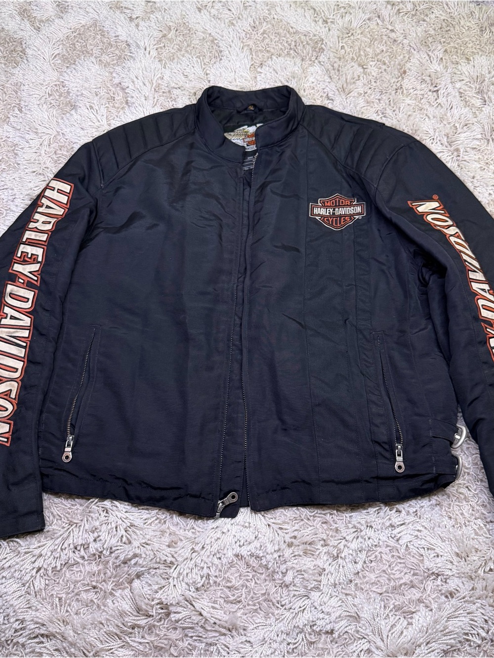 Vintage 2004 Harley Davidson Complete Riding Jacket Mens XL 98001-03VM